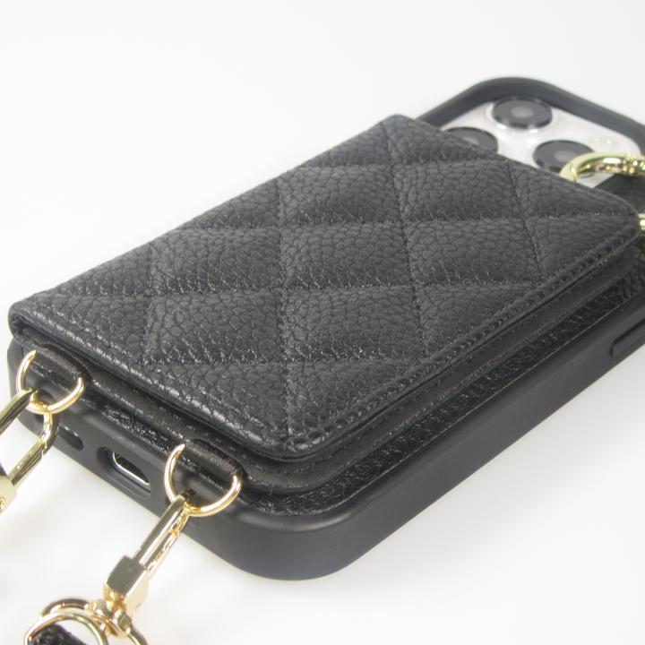 Immagine prodotto PhoneLook Hülle Gepolstertes Leder mit Spiegel und Kartenfach grosse abnehmbare Riemen (Apple iPhone 15 Pro)