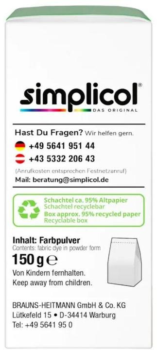 Actual product image Simplicol Textile colour expert (Apple green)
