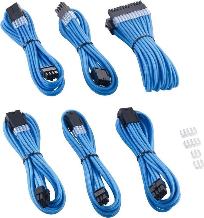 Actual product image CableMod Pro ModMesh 12VHPWR Cable Extension Kit - light blue