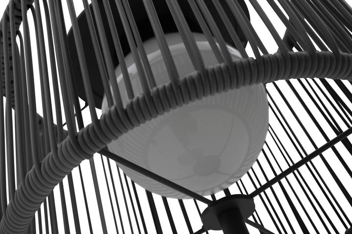 Actual product image Leco Stehlampe mit Ablagetisch anthrazit