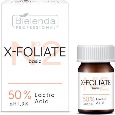 Bielenda Professional X-Foliate Basic Milchsäure 50 5ml (Reinigungsmilch, 5 ml)