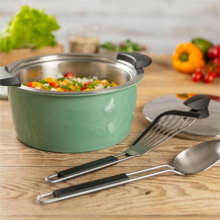 Actual product image Kuhn Rikon Servierkasserolle (18 cm, Pot, Stainless steel)