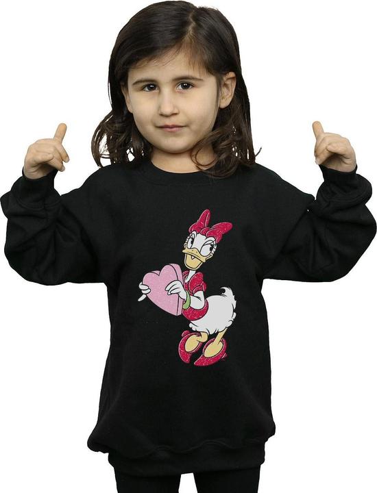 Immagine prodotto Disney Daisy Duck Love Heart Felpa Ragazze (140, 146)