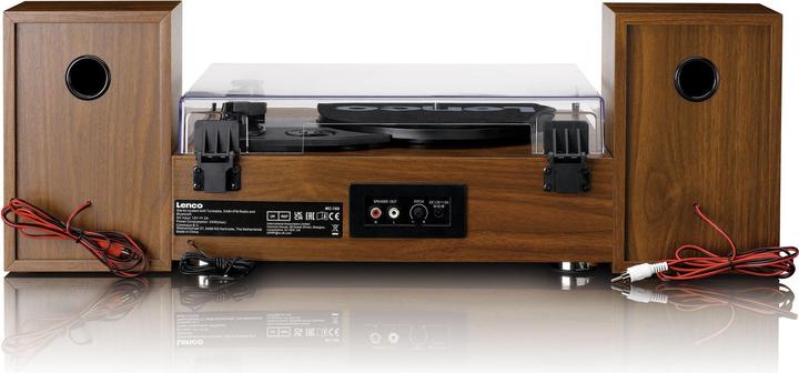 Actual product image Lenco MC-160WD (Bluetooth, Record player, 2x 10 W)