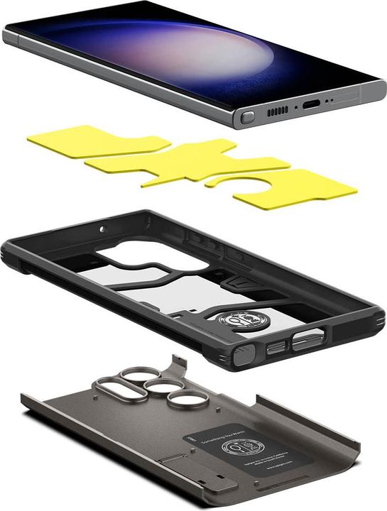Actual product image Spigen Tough Armor (Samsung Galaxy S23 Ultra)