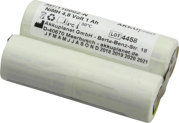 Produktbild XCell NiMH Akkueinsatz passend für Customed Blutdruckmessgerät