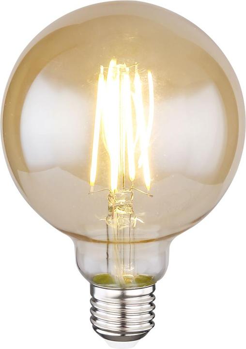 Globo Lampadina A LED In Vetro Ambra, 1xe27 LED (E27, 7 W, 5 x, F)