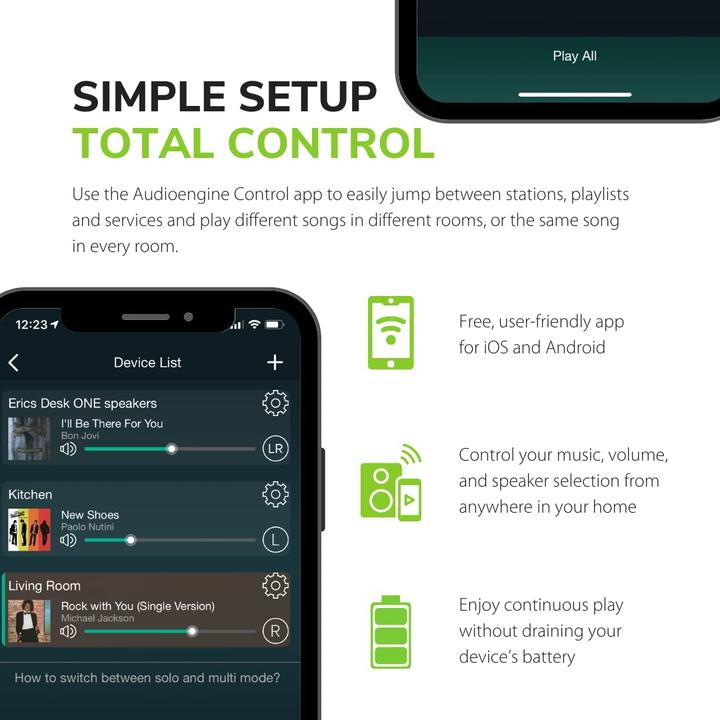 Produktbild Audioengine A1 Bluetooth Home Music (1 Stk., 60 W)