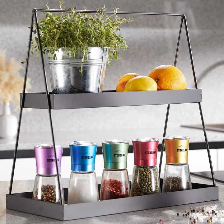 Produktbild Stoneline Salz- / Pfeffermühle, lila (Diverse Gewürze, Chili, Kräuter, Salz)