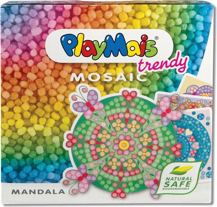 Actual product image PlayMais Trendy Mosaic Mandalas (3,000 pieces)