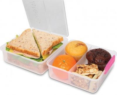 Image du produit Sistema Lunchbox Cube to go 3 compartiments 14,5x15x9,6cm couleurs assorties