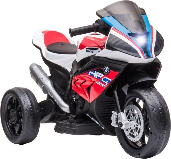Image du produit Swisshandel24 Moto électrique enfant tricycle 6V, 3 modes musicaux 2,5 km/h à partir de 18 mois PP métal rouge (6 V)