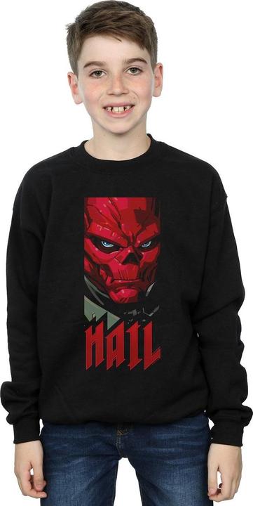 Actual product image Boys Avengers Hail Red Skull Sweatshirt (140, 146)