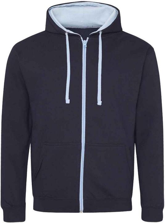 Awdis Varsity Hoodie mit durchgehendem Reissverschluss