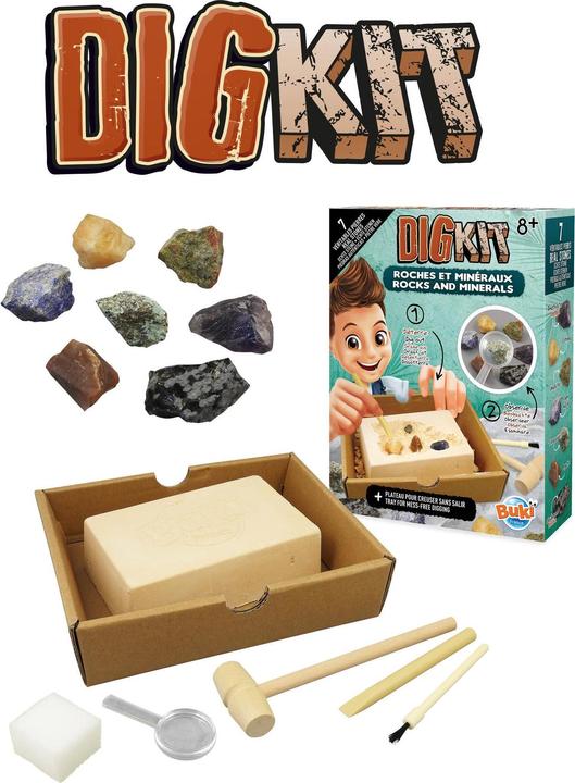 Immagine prodotto Buki Kit di esperimenti DigKit Pietre e minerali