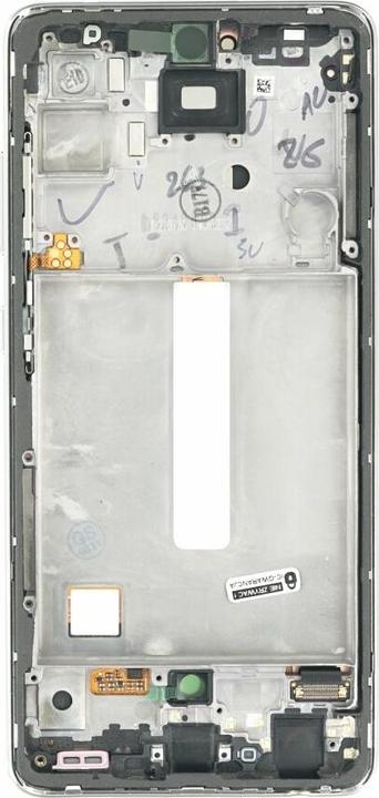 Actual product image Samsung Display - Unit + Frame A525F / A526B Galaxy A52 / 5G GH82-25524D white (Galaxy A52 5G, Galaxy A52)