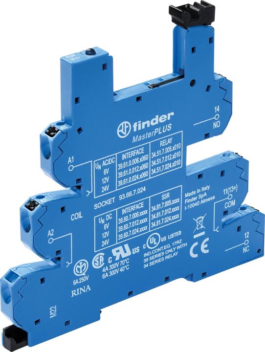 Actual product image Finder Push-in socket (Relay socket)