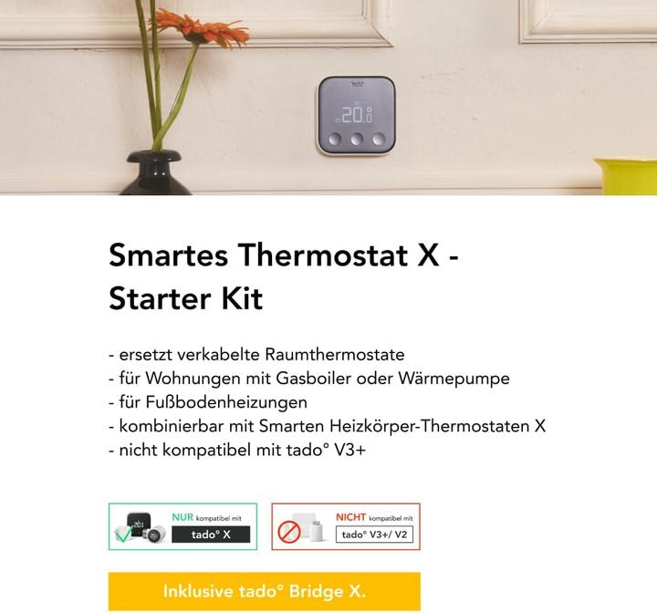 Image du produit tado° Smartes Thermostat X