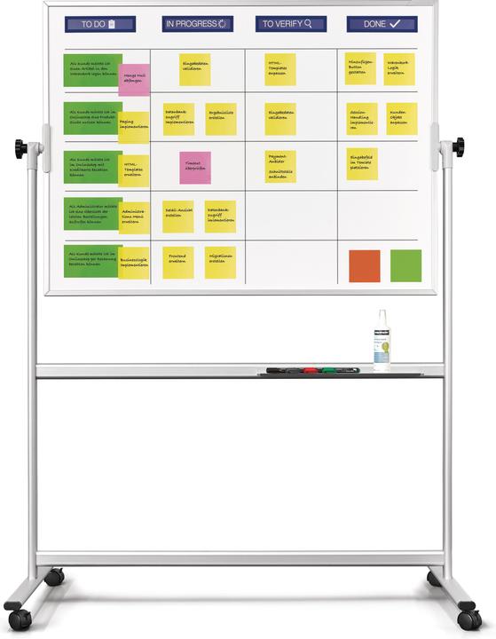 Immagine prodotto Magnetoplan SCRUM BOARD - Set standard per lavagne bianche (1200 x 900 mm)