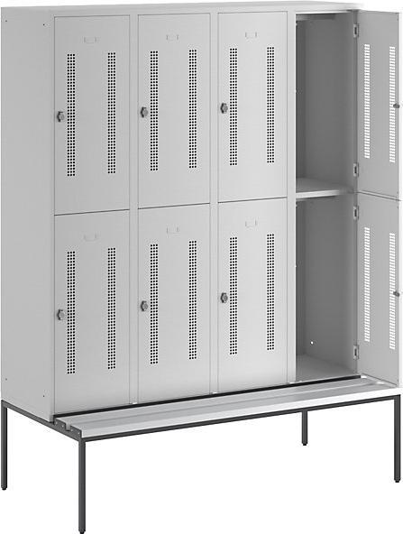 Image du produit Wolf Vestiaire mi-hauteur avec piètement banc (160 cm, 214 cm)