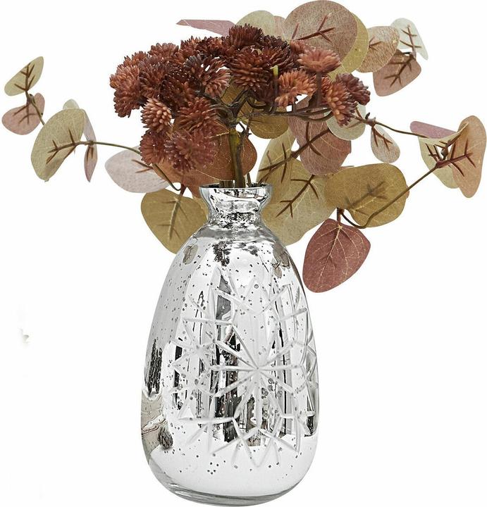 Produktbild Loberon Vase Zorelie antiksilber (1 x, 16 x 9 cm)