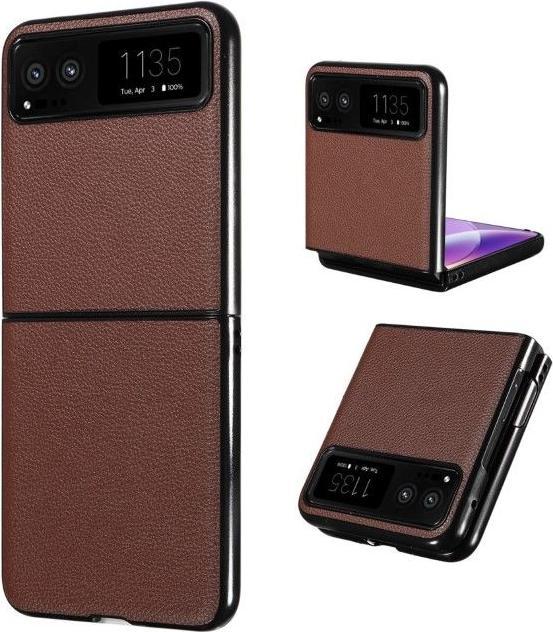 Image du produit MU Classic Série de couvertures de livres en cuir Litchi (Motorola Razr 40)