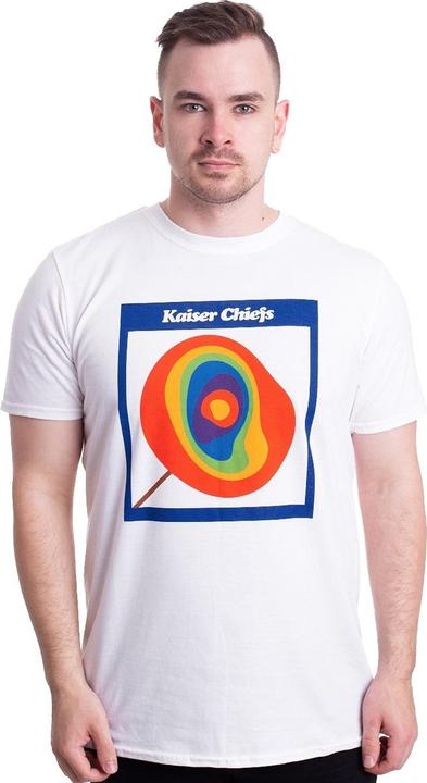Actual product image Kaiser Chiefs Unisex Adult Lollipop Cotton T-Shirt (M)