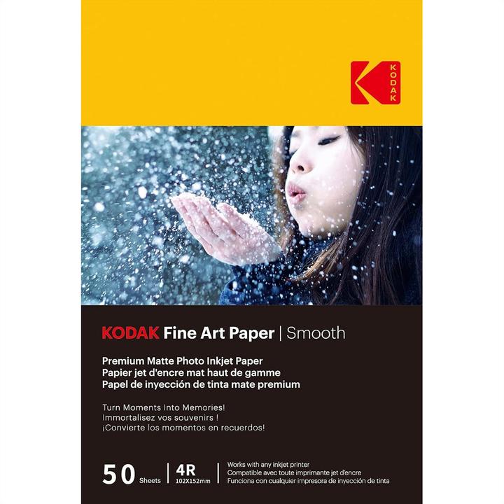 Produktbild Kodak Fine Art Paper 230g Matte Coated Smooth 4/6x50 (230 g/m², 10 x 15 cm, 50 x)