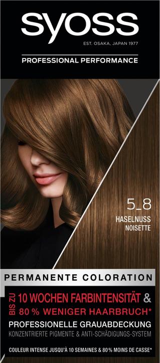 Actual product image Syoss Colour 5-8 (Hazelnut)