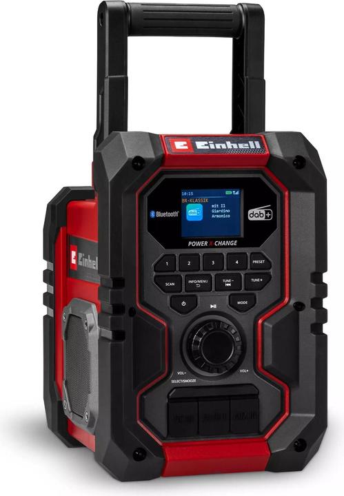 Produktbild Einhell Baustellenradio Akku-Radio TE-CR 18 Li DAB+/FM/BT, Solo (DAB+, Bluetooth)