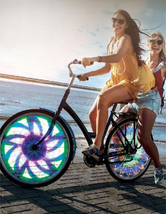 Image du produit Casativo Lumière de rayon de vélo avec 16 motifs