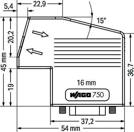 Actual product image Wago Fieldbus Connector CANOPEN