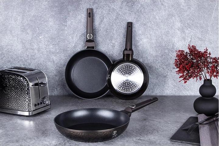Produktbild BerlingerHaus BH6072 3 pcs frypan set Primal Gloss Collection black (Bratpfanne, Aluminium)