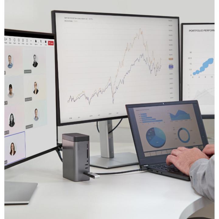 Produktbild Belkin CONNECT USB-C 11-in-1 Pro GaN Dock 150W 2xHDMI INC020kqSY (USB-C, 11 Ports)