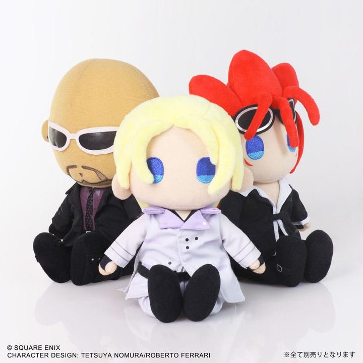 Actual product image Square Enix Final Fantasy VII Remake Plush Figure Rufus Shinra 17 cm (17 cm)
