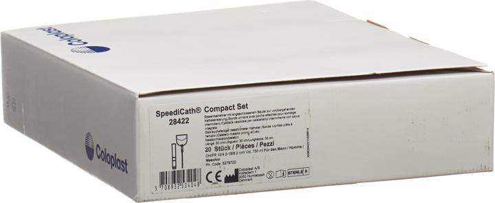 Coloplast Compact 1x Catheter Set CH12 Man, 20 pcs.