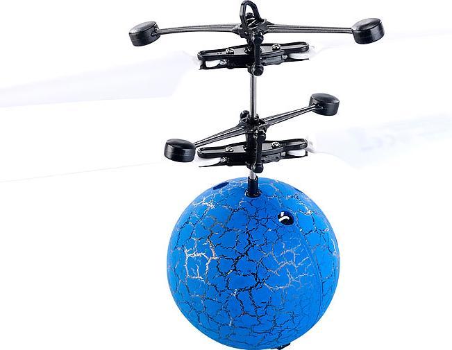 Simulus Selbstfliegender Hubschrauber-Ball mit bunter LED-Beleuchtung