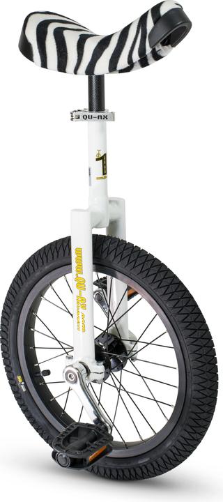 Actual product image Qu-Ax Unicycle luxury zebra