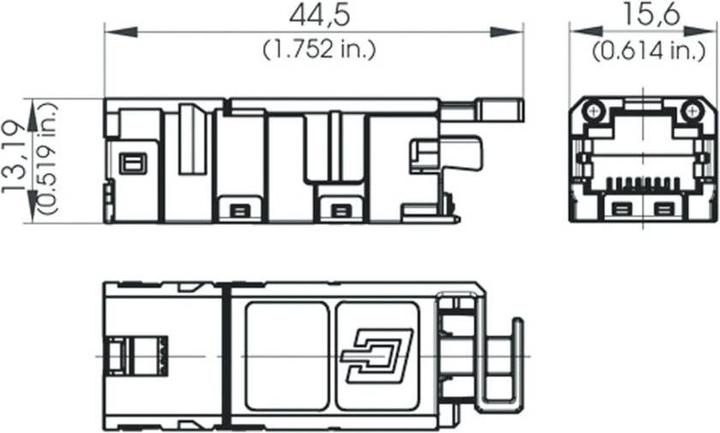 Actual product image Metz Connect E-DAT 8(8) TIA-A