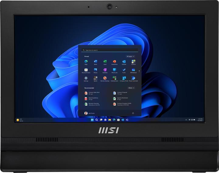 Immagine prodotto MSI AIO 15,6N100 4GB 128SD W11P TCH BK N100 TOUCH KBL MINI*MOUSE WEBCAM (4 GB, 128 GB, Grafica Intel UHD)