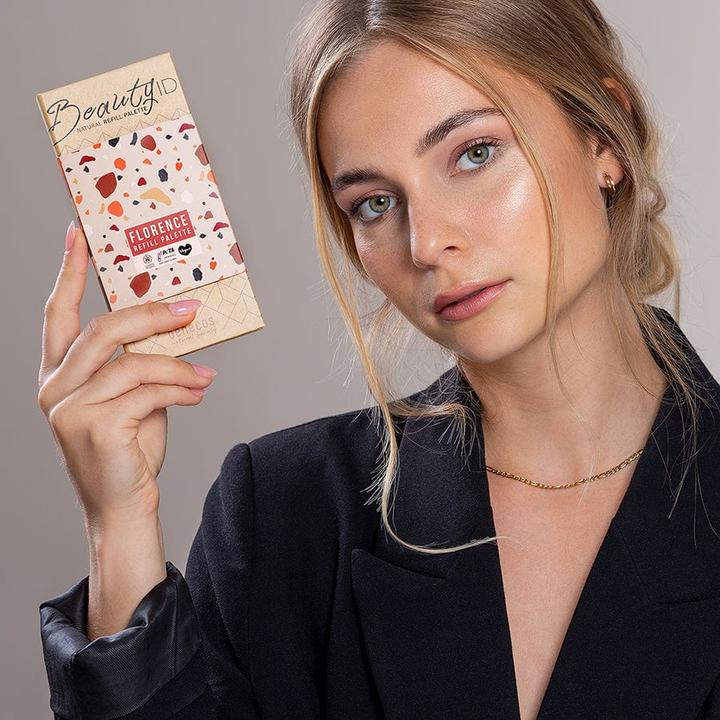 Actual product image Benecos BIO Palette Large Florence - 18g - Beauty ID (Bright Woods, Matt Desert, Muddy Olive, Rusty Copper, Tuscany Please)