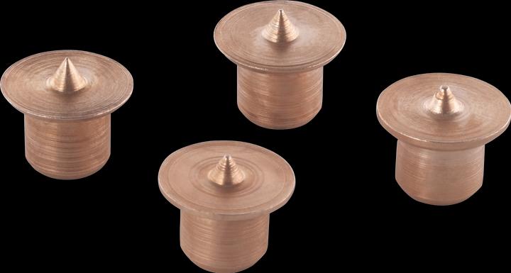 Produktbild wolfcraft 4 Dübelfixe – Dübel-Markierspitzen, Ø 8 mm (4 Stk.)