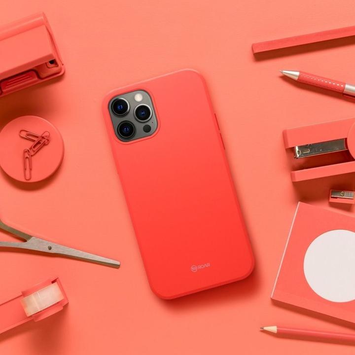 Image du produit Partner Telecom Coque arrière Roar ROAR étui COLORFUL JELLY pour IPHONE XR pêche rose (Apple iPhone XR)