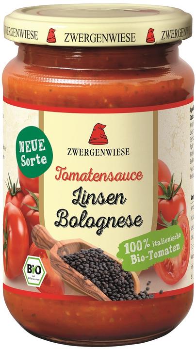 Actual product image Zwergenwiese Tomato sauce Lentil Bolognese (jar)