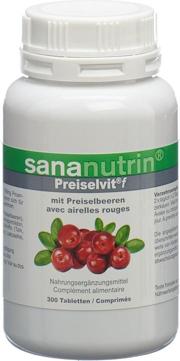 Sananutrin f PreiselbeerKonzentrat mit Vit. C (300 Stück, Tabletten, 182 g)