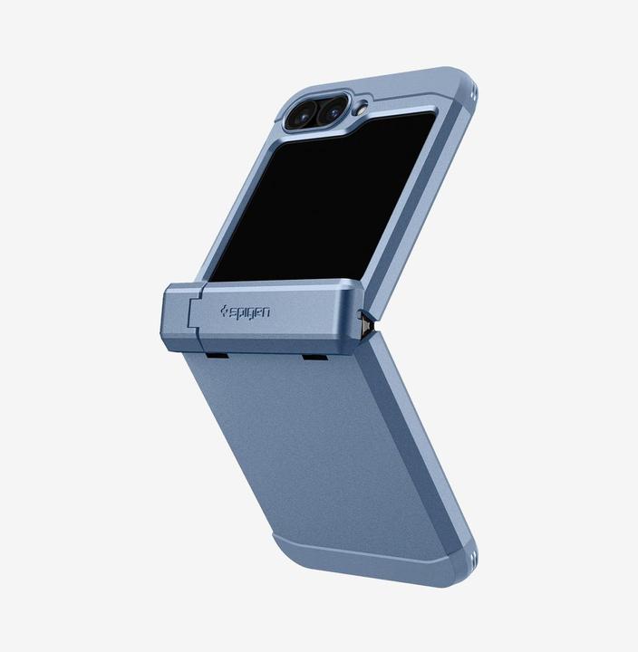 Actual product image Spigen Tough Armor TPU Back Cover Blue Samsung Galaxy Z Flip 6 (Samsung Galaxy Z Flip6)
