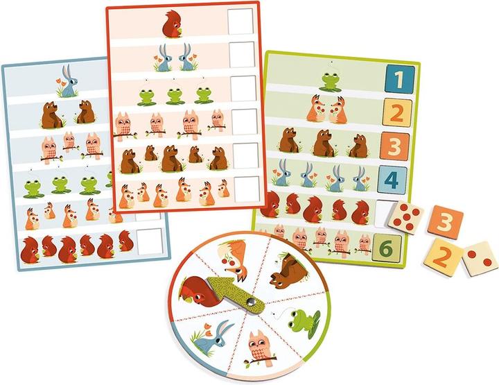 Actual product image Djeco Bingo 1, 2, 3 (Multilingual)