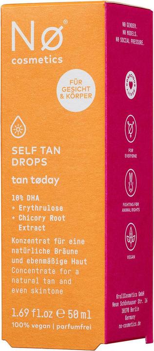 Immagine prodotto Nø Cosmetics tan tøday Self Tan Drops (50 ml)