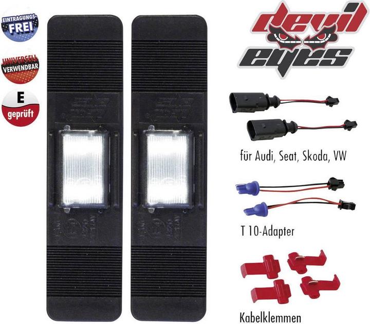Produktbild Devil Eyes LEDKennzeichenbeleuchtunguniversal