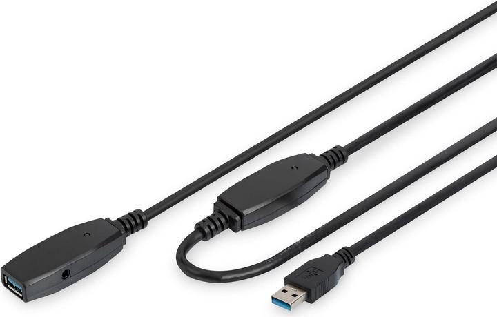Actual product image Digitus Active USB 3.0 extension cable, 10 m (10 m, USB 3.0)